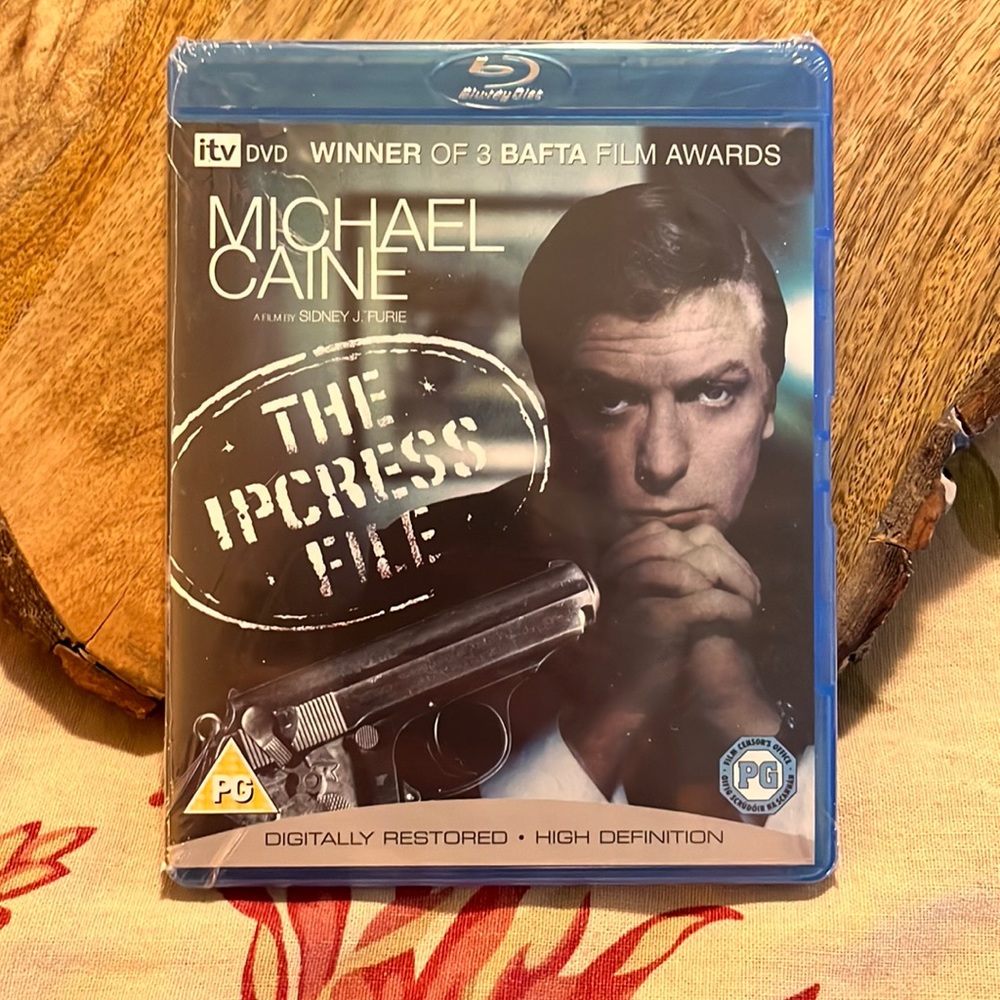 THE IPCRESS FILE Blu-Ray Hi-Def RARE Out-of-Print Michael Caine NEW Sealed BAFTA
